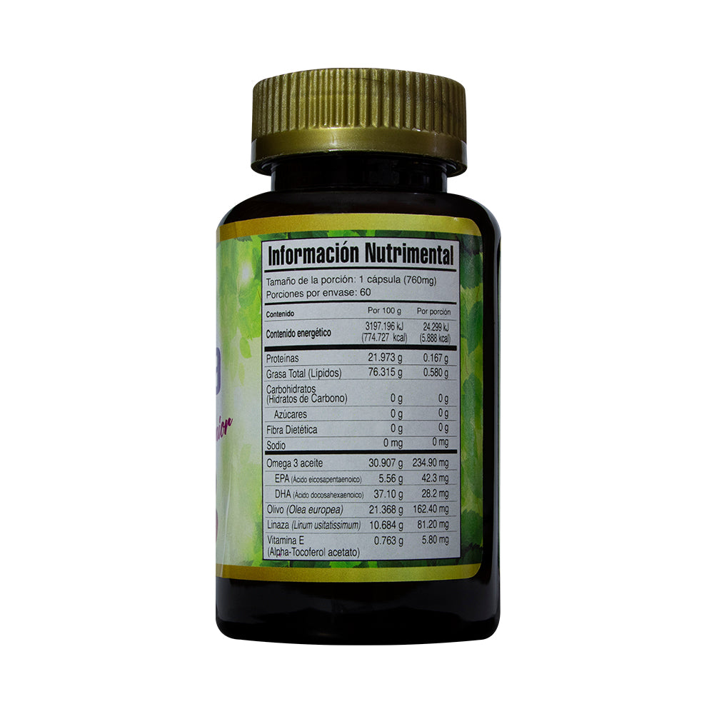 OMEGA JR. 3,6,9 EPA&DHA 60 Cápsulas de 760 mg c/u