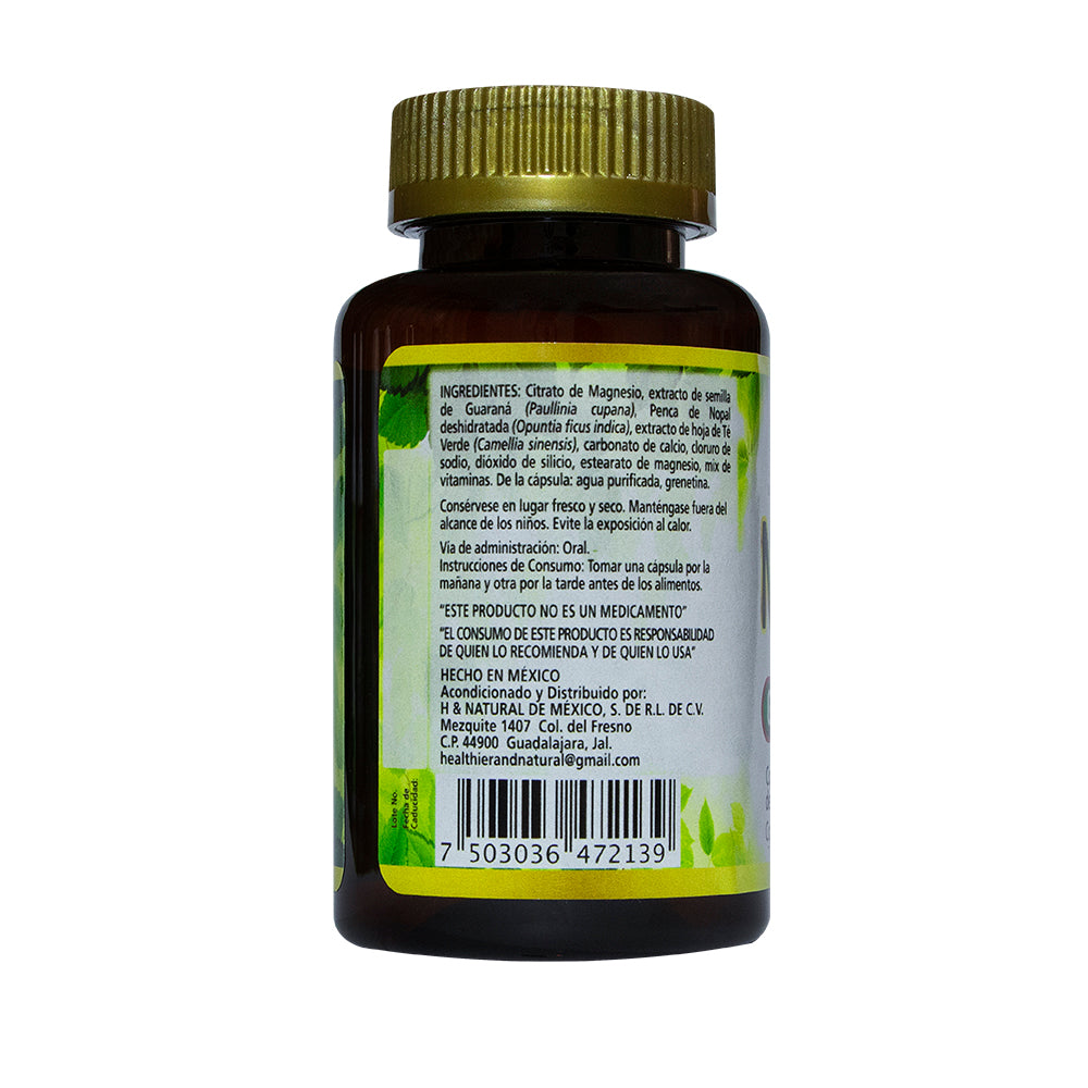CITRATO DE MAGNESIO 60 cápsulas de 760 Mg C/U.