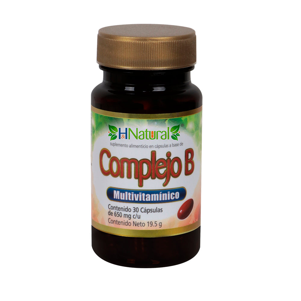 COMPLEJO B 30 Cápsulas de 650 MG c/u