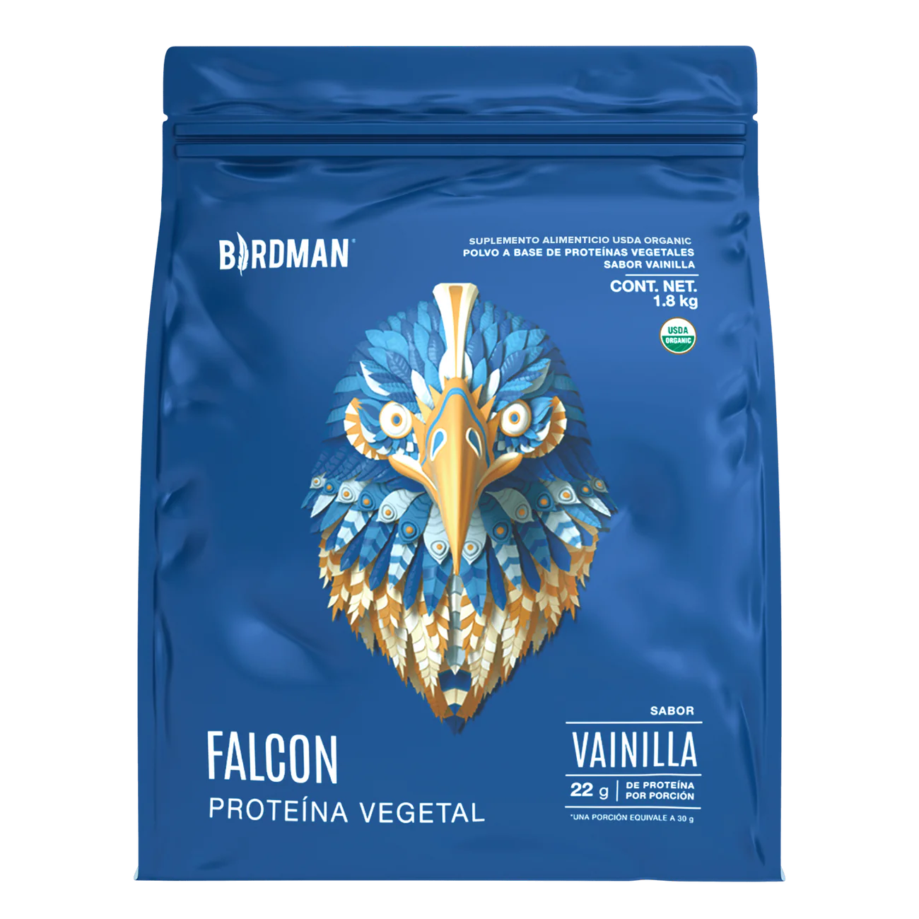 Birdman Falcon Protein Vainilla 1.8 kg - 60 Servicios | ¡PROMO! Envío Gratis |