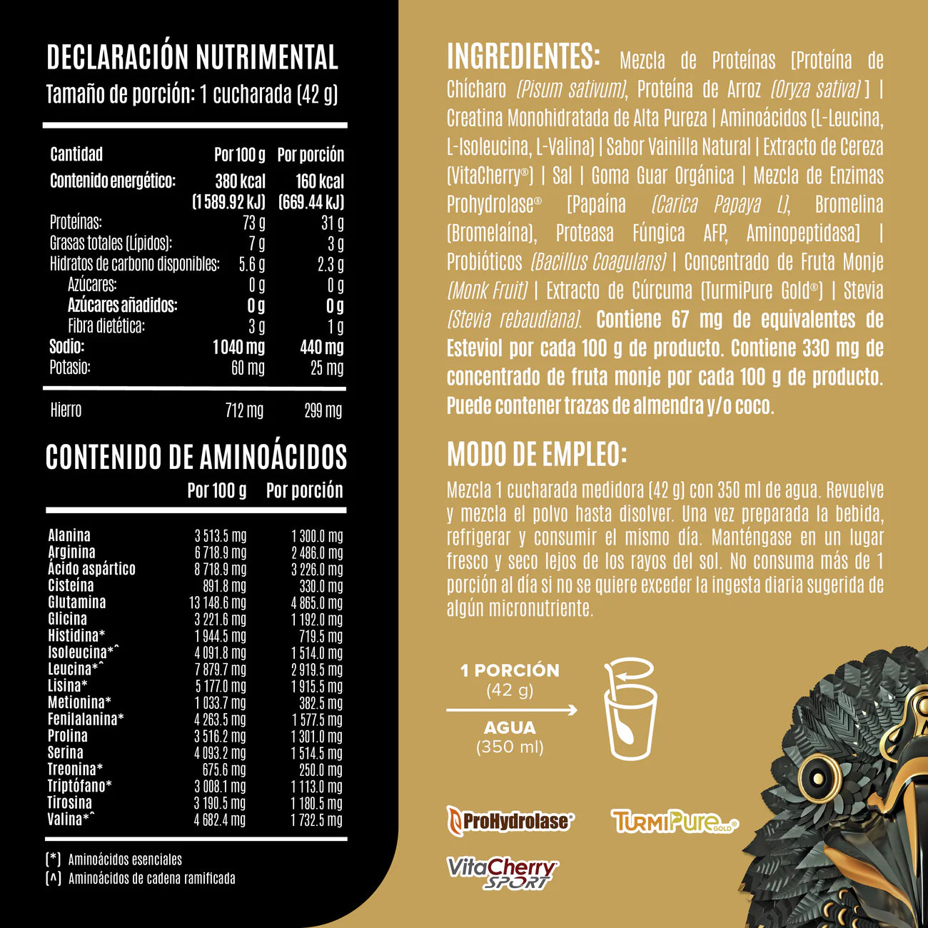 Birdman Falcon Performance Vainilla 1.9 kg - 45 Servicios | ¡PROMO! Envío Gratis |