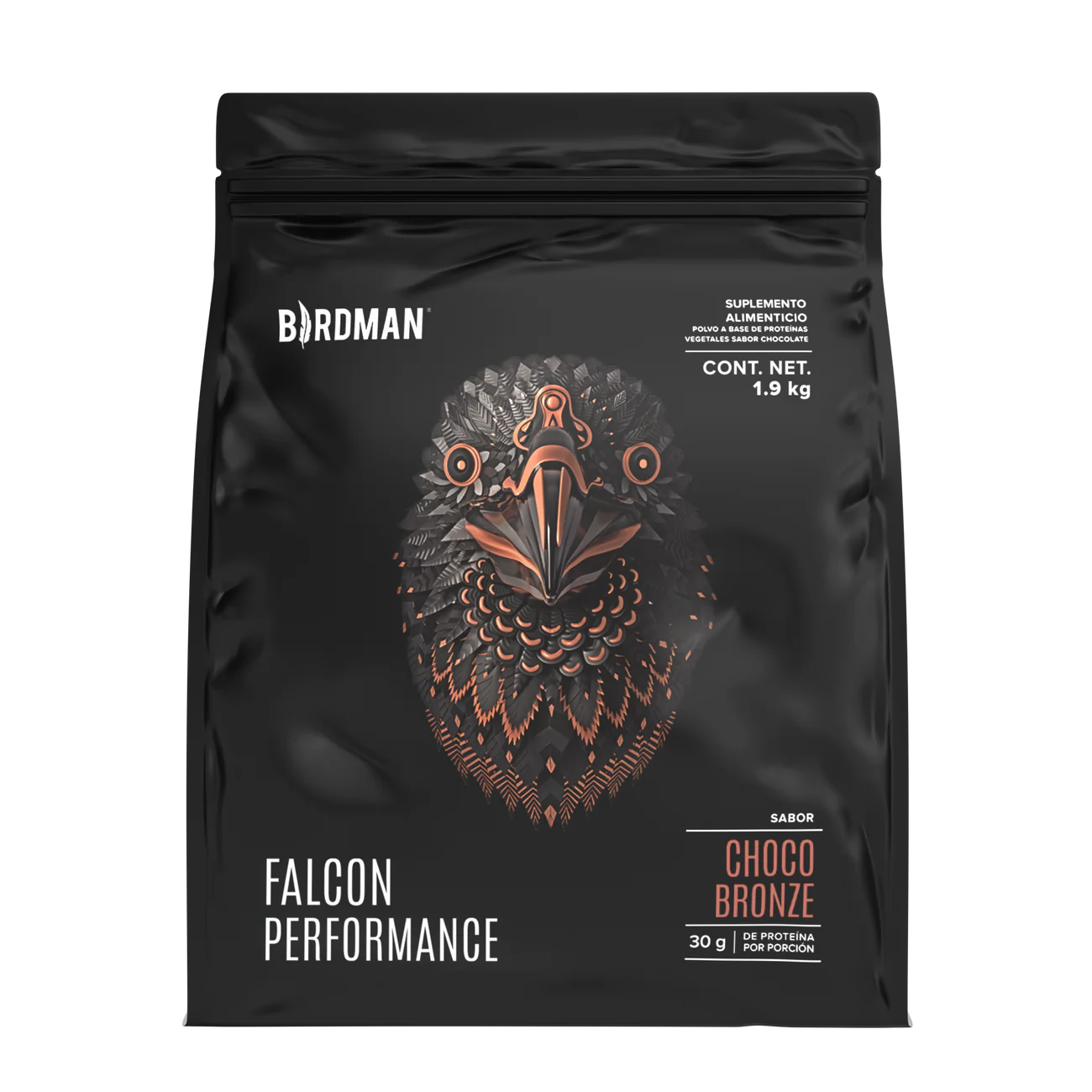 Birdman Falcon Performance Choco Bronze 1.9 kg - 45 Servicios | ¡PROMO! Envío Gratis |