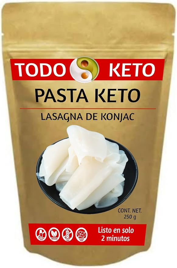 LASAGNA DE KONJAC KETO SHIRATAKI SIN GLUTEN