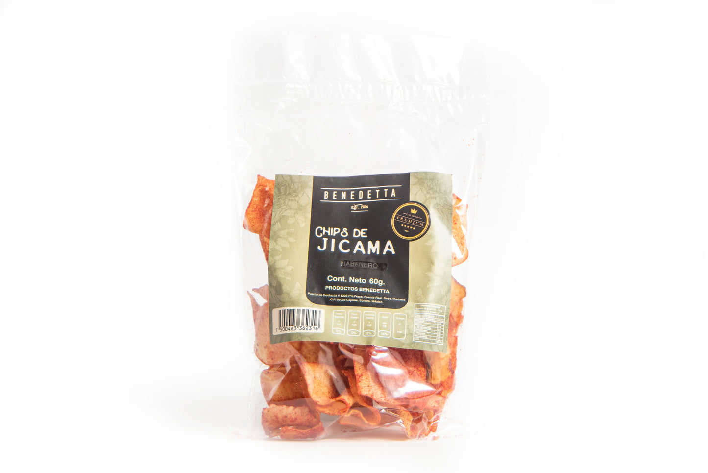 Chips de jícama 65 Gr
