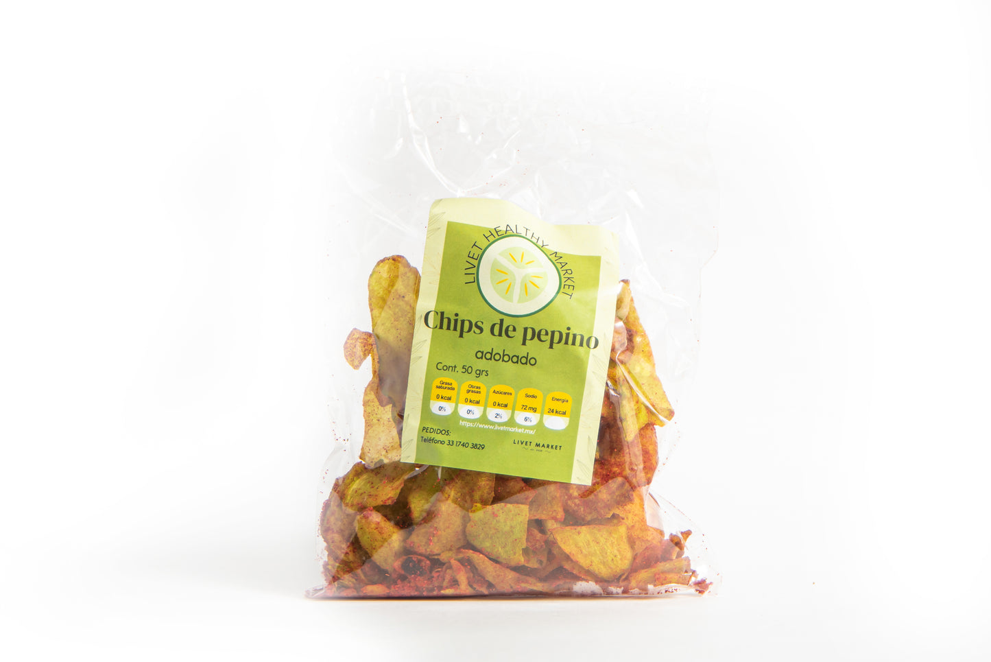 Chips Pepino Adobado 50 Gr y 90 Gr