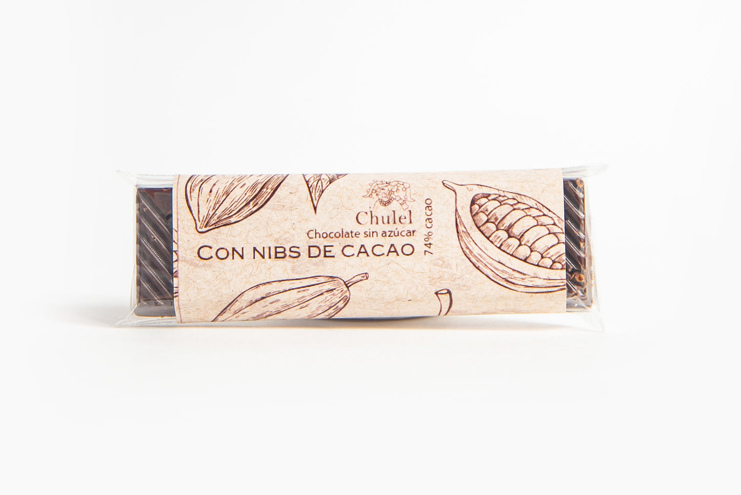 BARRA DE CHOCOLATE CHULEL iSIN AZÚCAR!