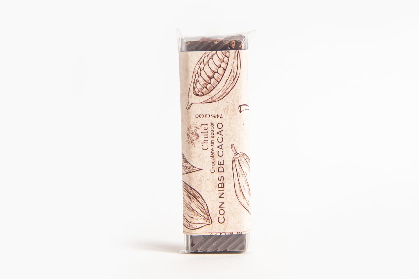 BARRA DE CHOCOLATE CHULEL iSIN AZÚCAR!
