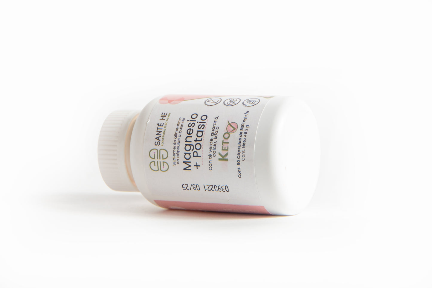 Magnesio + Potasio keto 60 Cápsulas.