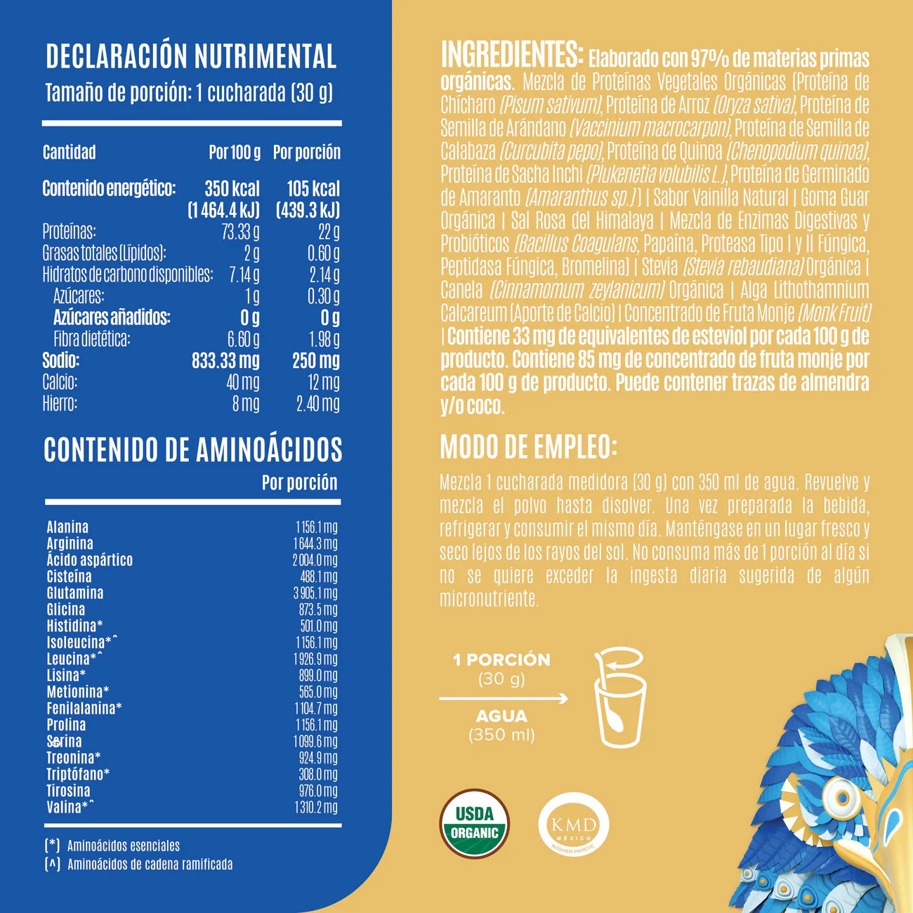 Birdman Falcon Protein Vainilla 1.8 kg - 60 Servicios | ¡PROMO! Envío Gratis |
