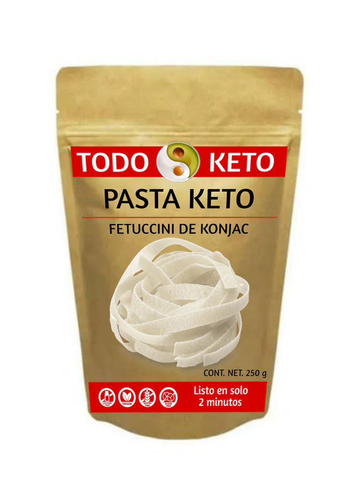 FETUCCINI KETO PASTA DE KONJAC SHIRATAKI SIN GLÚTEN