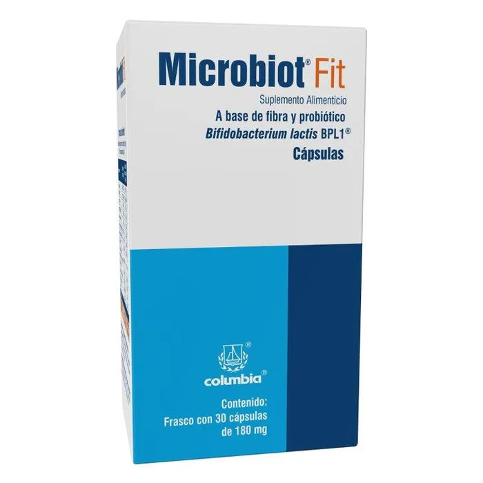 MICROBIOT FIT 180 MG CAP CAJ C/FCO 30 capsulas ENVIO GRATIS