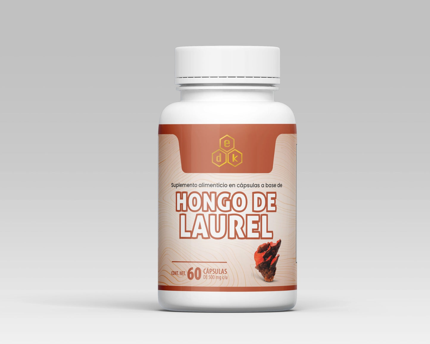 Hongo de laurel 500 mg 60 caps Adaptogeno PREMIUM
