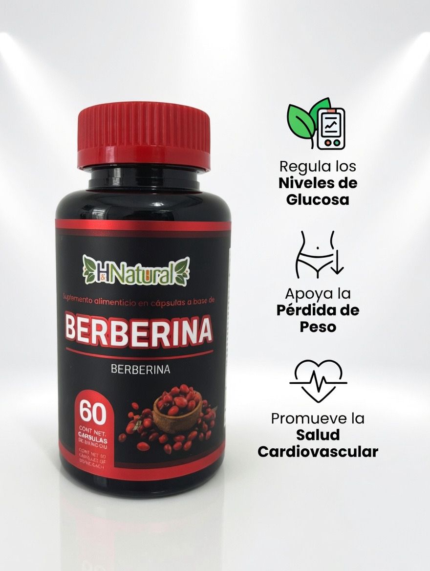 Berberina 60 Cápsulas