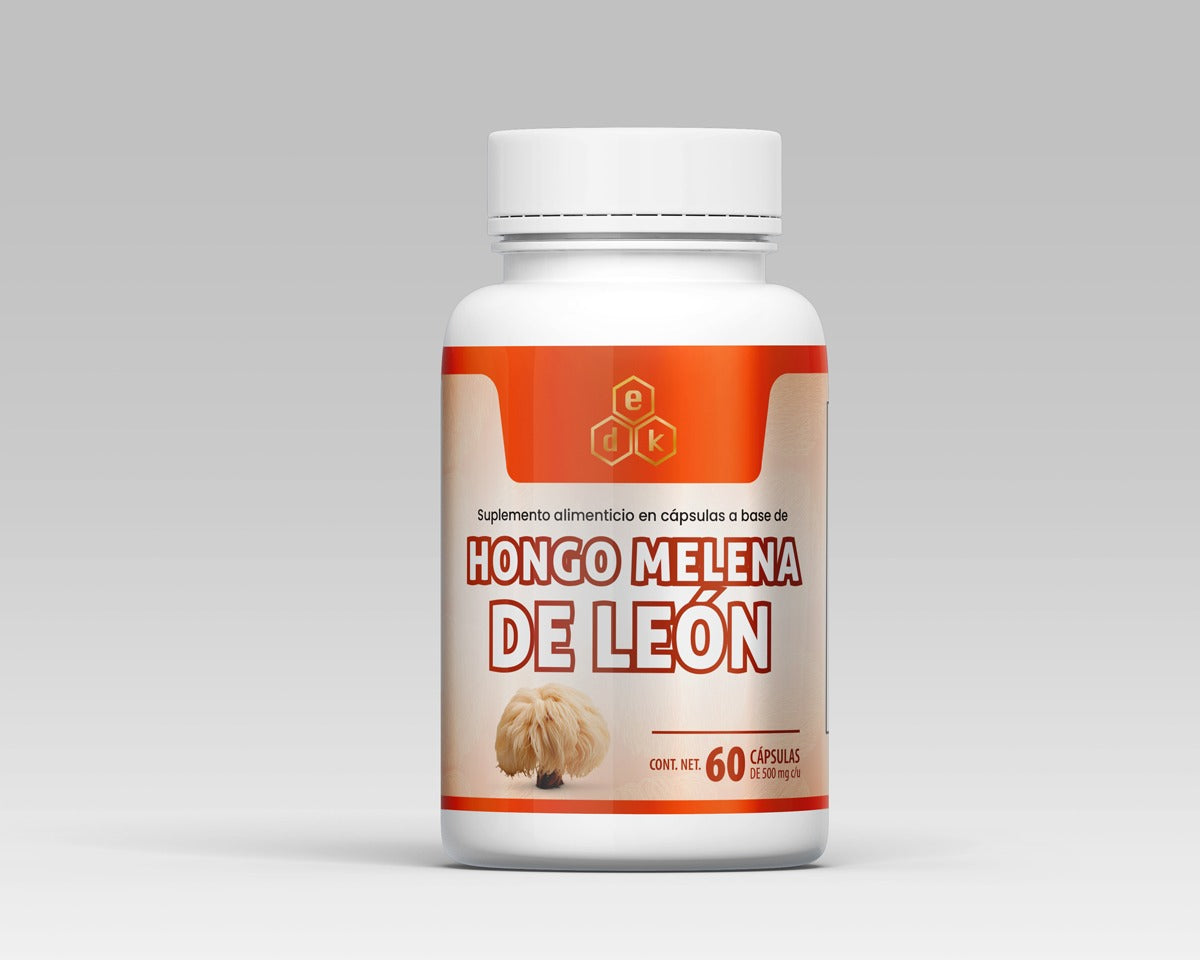 Hongo Melena de Leon 500 mg 60 caps Adaptogeno PREMIUM