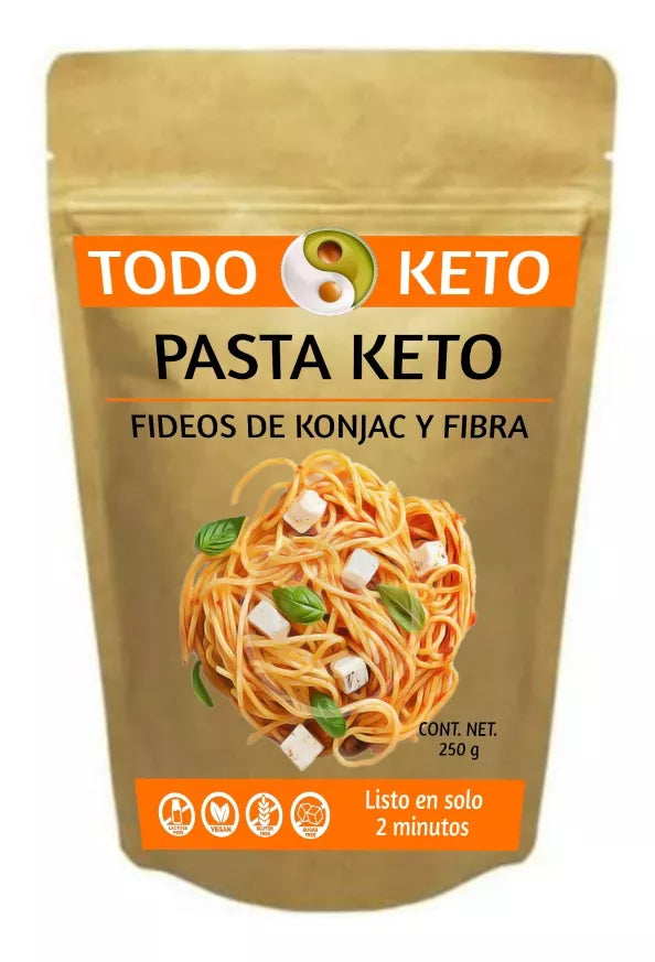 FIDEOS KETO PASTA DE KONJAC Y FIBRA SHIRATAKI SIN GLUTEN