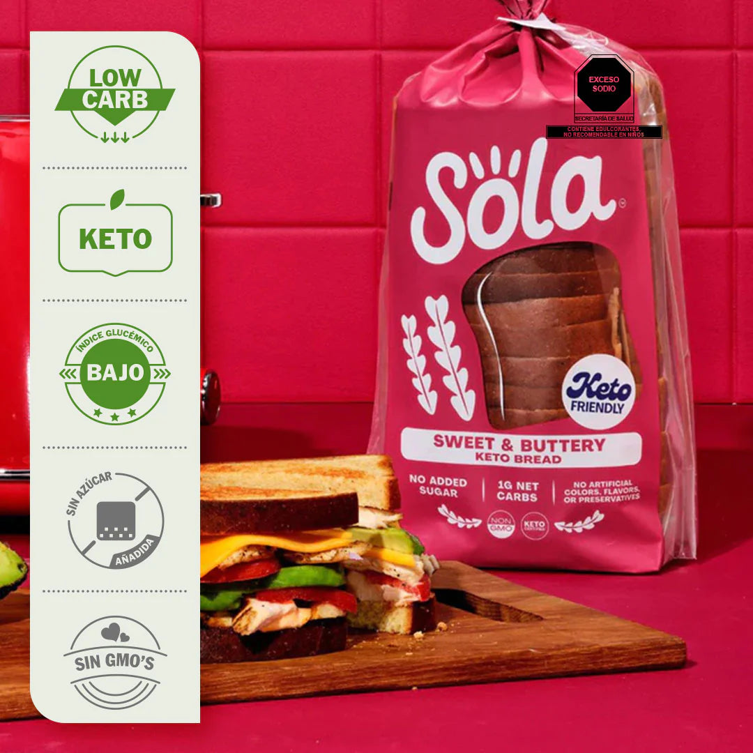 Pan KETO, sabor Mantequilla