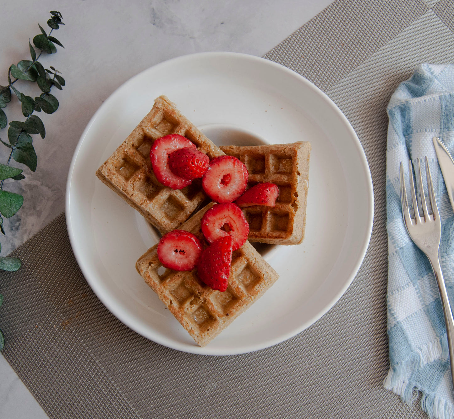 Waffles de Avena