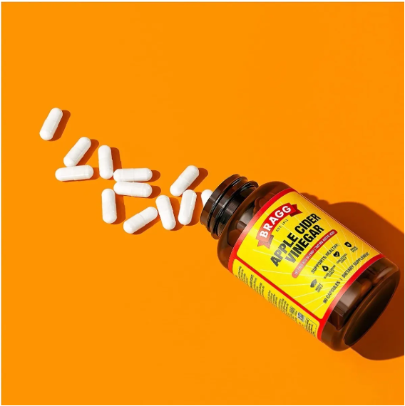 Bragg Cáp De Vinagre De Sidra Vitamina D3 Y Zinc 750mg 90cap