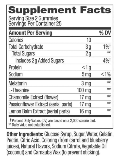 Olly Sleep 50 Gomitas Para Dormir -melatonina-
