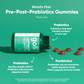 Goli Suplemento nutricional, Pre+Post+Probiotics Gummy - 60 pzas-