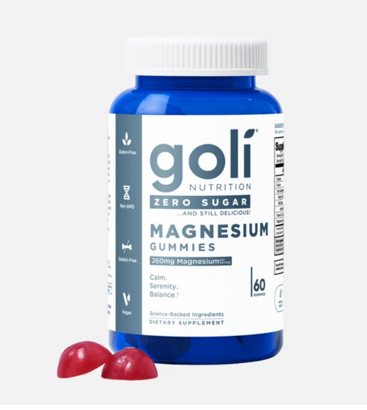 Goli Suplemento Magnesio Zero Sugar 60 Gomitas