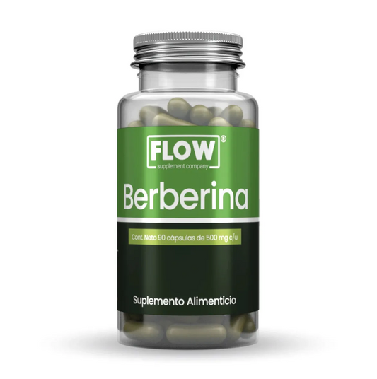 Berberina 90 Cápsulas De 500 Mg Flow 90 caps
