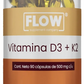 VITAMINA D3 + VITAMINA K2 + ACEITE DE OLIVA + EXTRACTO DE BAYA DE SAUCO / 90 CÁPSULAS DE 500 MG C/U