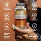VITAMINA D3 + VITAMINA K2 + ACEITE DE OLIVA + EXTRACTO DE BAYA DE SAUCO / 90 CÁPSULAS DE 500 MG C/U
