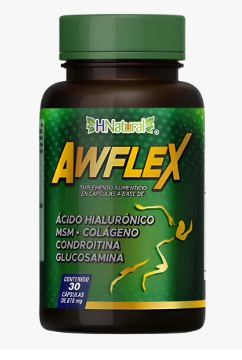 Awflex Glucosamina + Condroitina + Msm + Colageno + Ah ENVÍO GRATIS EN LA COMPRA DE 3 O MÁS