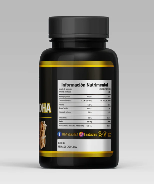 ASHWAGANDHA Cápsulas 60- 510mg