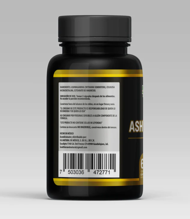 ASHWAGANDHA Cápsulas 60- 510mg
