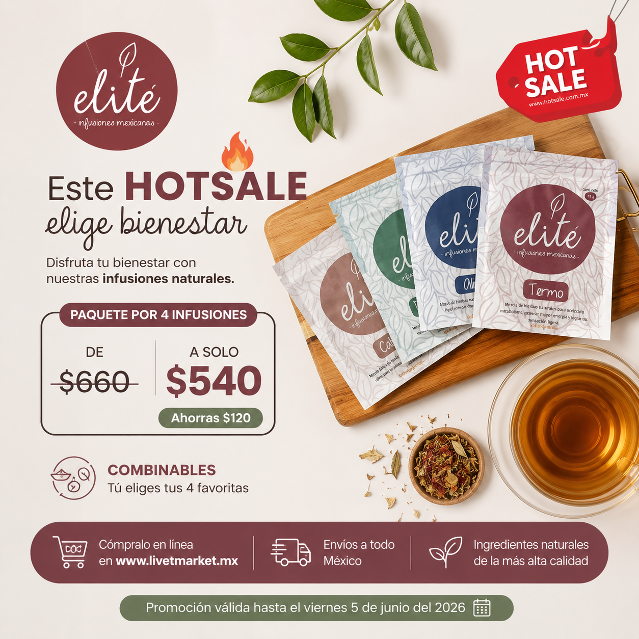 ELITÉ HOT SALE 4 PACK