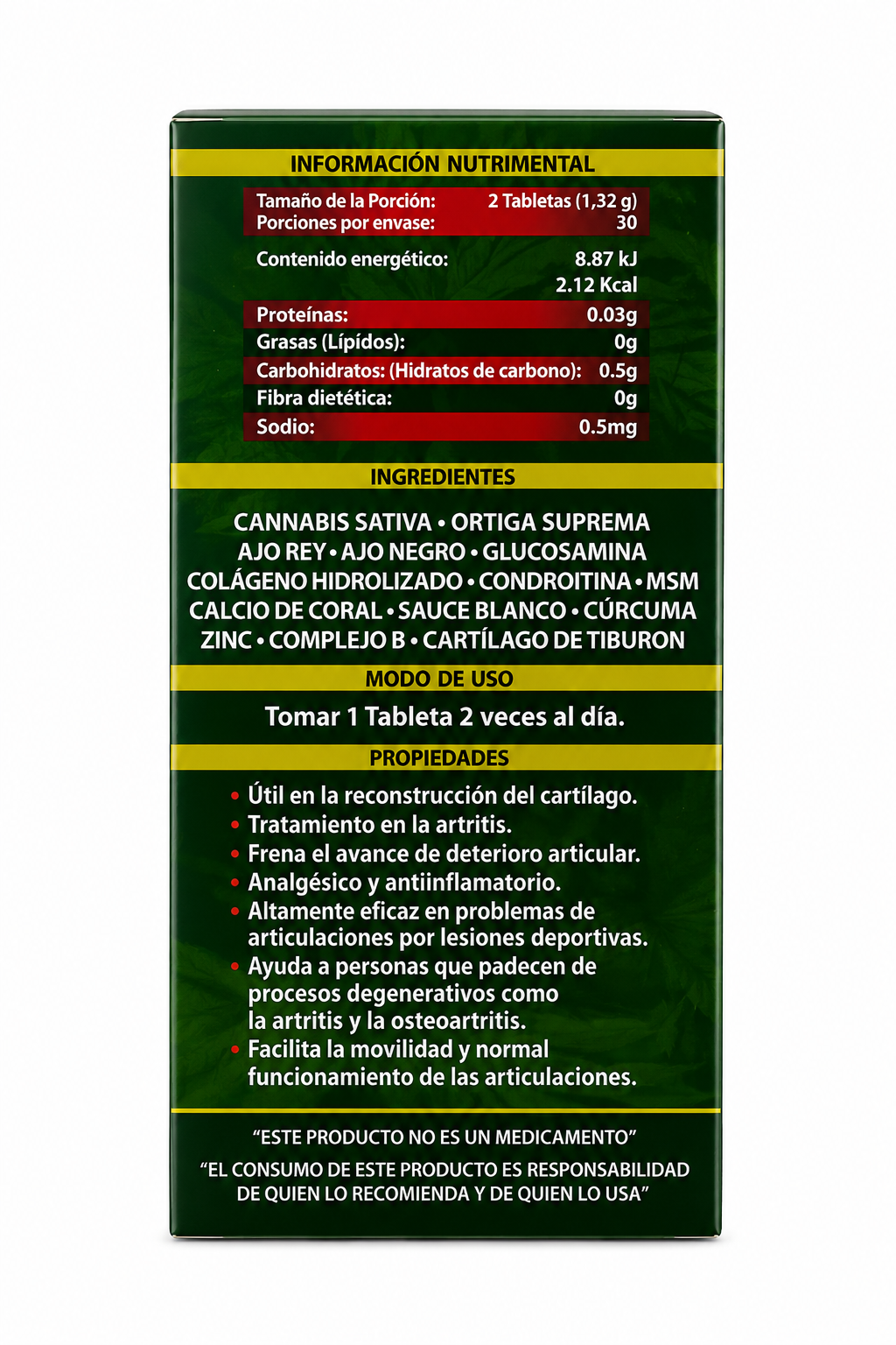 Cannabis King 660 mg Envío gratis 3 pzas o más. ORIGINAL