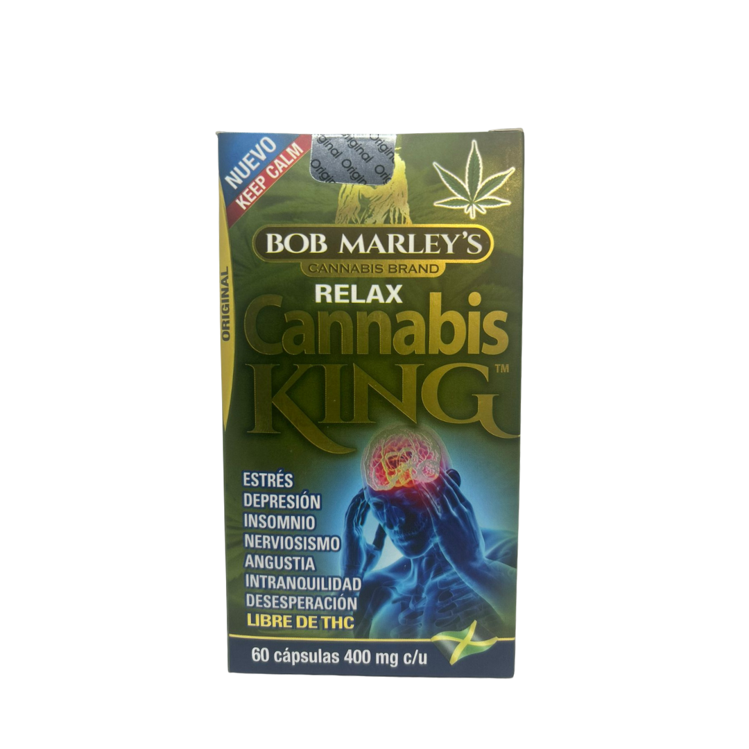 Cannabis King 60 tabs 500 mg Canna King Bob Marley RELAX PROMO Envio gratis 3 pzas o mas