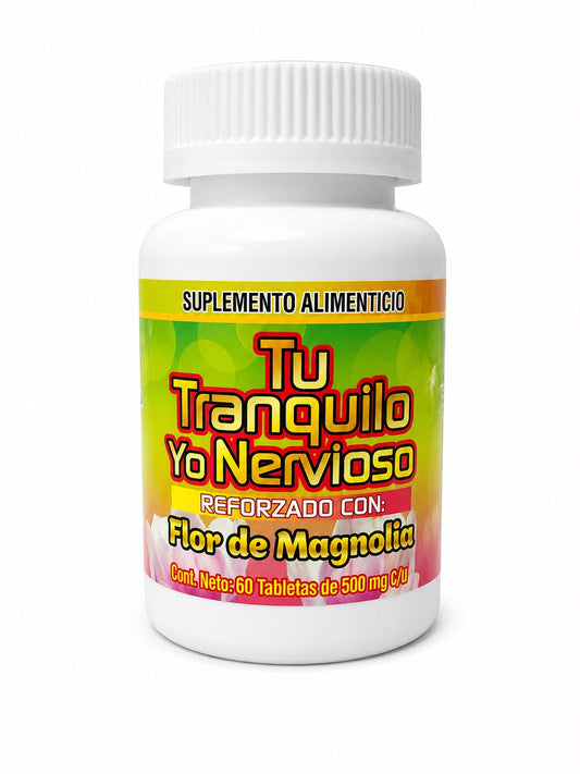 Tu Tranquilo yo Nervioso 60 tabletas