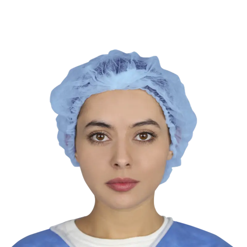 Cubre pelo azul / Gorro Plisado paq 100