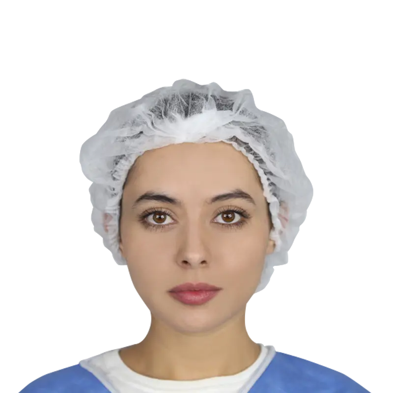 Cubre pelo blanco / Gorro Plisado paq 100