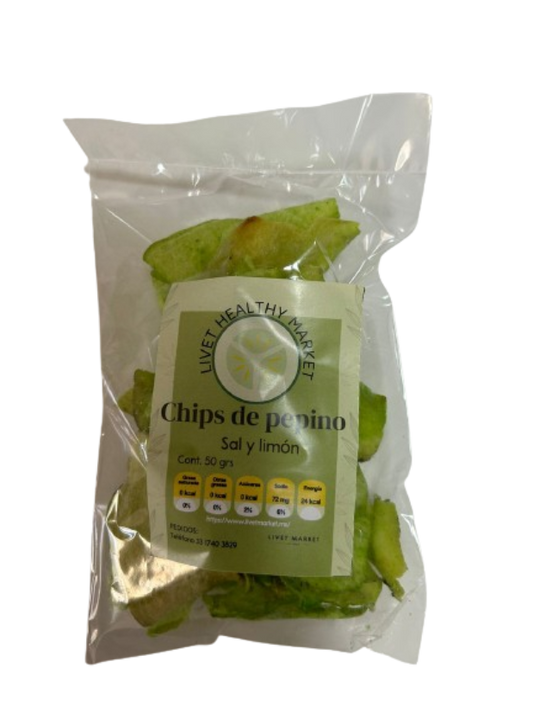 Copia de Chips Pepino Sal y limon 50 Gr