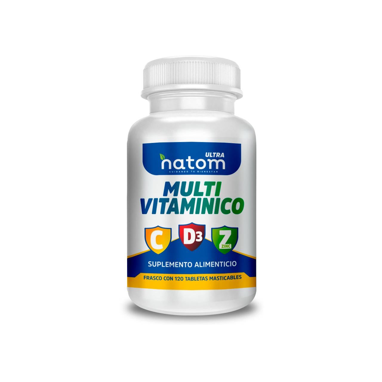 Natom multivitaminico, Vitamina C, D y Zinc